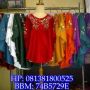 Blouse Satin Bordir red