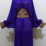 Kaftan Luna Bordir Biru