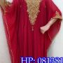 Kaftan Bordir wajik Mas Merah