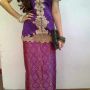 Stelan Batik Mewah Purple