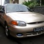 JUAL HYUNDAI ACCENT GLS 2001 MANUAL CHAMPAGNE 100% ORS