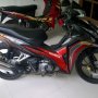 Jual honda blade 2011 merah hitam