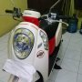 Jual Motor Honda Scoopy fi 2013 orange merah 