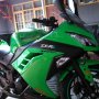 Jual BU Ninja ZXR 250 th 2013 hijau siap pakai