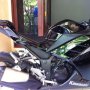 Jual Ninja 250 fi 2012 hitam modif mantap