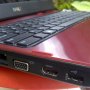 JUAL DELL INSPIRON N4050 MERAH MAROON FULLSET