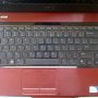 JUAL DELL INSPIRON N4050 MERAH MAROON FULLSET