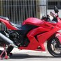 Kawasaki Ninja 250 Red 2011 Plat Bekasi