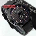 ALEXANDRE CHRISTIE AC6397 Black Leather