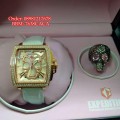 EXPEDITION E6688 Ladies Rosegold White Leather