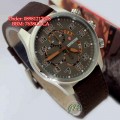 EXPEDITION E6673 Silver Dark Brown Leather