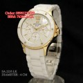 SWISS ARMY SA2235 Gold White Ceramic