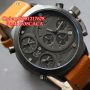 GUESS GC Triple Time Leather Brown