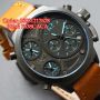 GUESS GC Triple Time Leather Brown