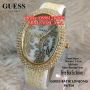 GUESS BATIK Leather Gold White