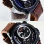 HARLEY DAVIDSON Dual Time HD-2014D Leather (BR) for Men