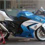 Jual Kawasaki Ninja 250 Blue Candy 2010 Modif