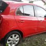 Jual nissan march 2011 Merah Full Standart