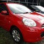 Jual nissan march 2011 Merah Full Standart