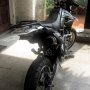 Jual Kawasaki D-Tracker 150 Hitam Putih Tahun 2012 