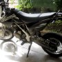 Jual Kawasaki D-Tracker 150 Hitam Putih Tahun 2012 