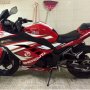 Jual ninja fi 250 merah 2013 mulus