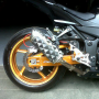 Jual Ninja 250cc thn 2008 ARM Delkevic, Modif, Siap pakai