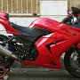 Jual Kawasaki Ninja 250 Merah Th 2012 Modif Simple