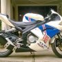 YAMAHA VIXION 2009 PUTIH modif moge