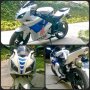 YAMAHA VIXION 2009 PUTIH modif moge