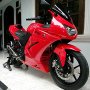 Dijual Kawasaki Ninja 250 Th 2012 Merah Modif Elegan