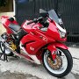 Jual Kawasaki Ninja 250 Merah Th 2011 Modif