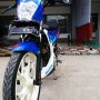 Satria FU 2007 biru putih plat DKI