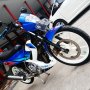 Satria FU 2007 biru putih plat DKI