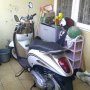 JUAL HONDA SCOOPY 2011 PUTIH COKLAT KM RENDAH