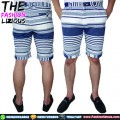 Celana Pendek Pria Kasual Style - Blue Stripe