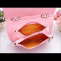 Tas Fashion Wanita - Lovely Pink Chain Rhombus Bag