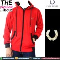 Hoodie Fred Perry Red