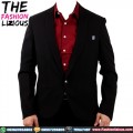 Blazer Pocket Stripe Black