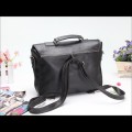 Tas Wanita Fashion - Dualbelt Black Brown Slingbag