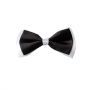 Bow Tie - Satin Black & White