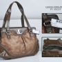 Guess Grosseto Texture Tote - Brown