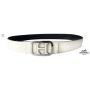 Belt Hermes White Gold