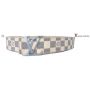 Belt LV Font Damier White