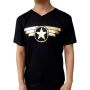 Kaos Capt America Gold Foil