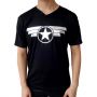 Kaos Capt America Silver Foil