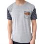 Kaos Pocket England - Grey