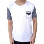 Kaos Pocket England - White