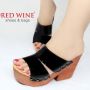 Sepatu Wanita Import - Red Wine P157-3 