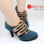 Sepatu Wanita Import : Red Wine P806